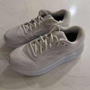 Brooks Ghost Max 2 Running Shoes Women's 10 Wide White Cushion  1104251D164